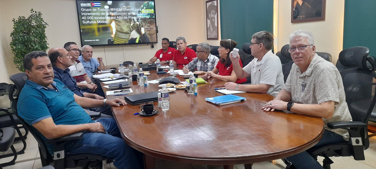 En #Moa evaluamos los avances, de las inversiones en la EM <a href="/MoaNickel1994/">Moa Nickel SA Pedro Sotto Alba</a>. #LaMinería ⚒️, #Cuba 🇨🇺