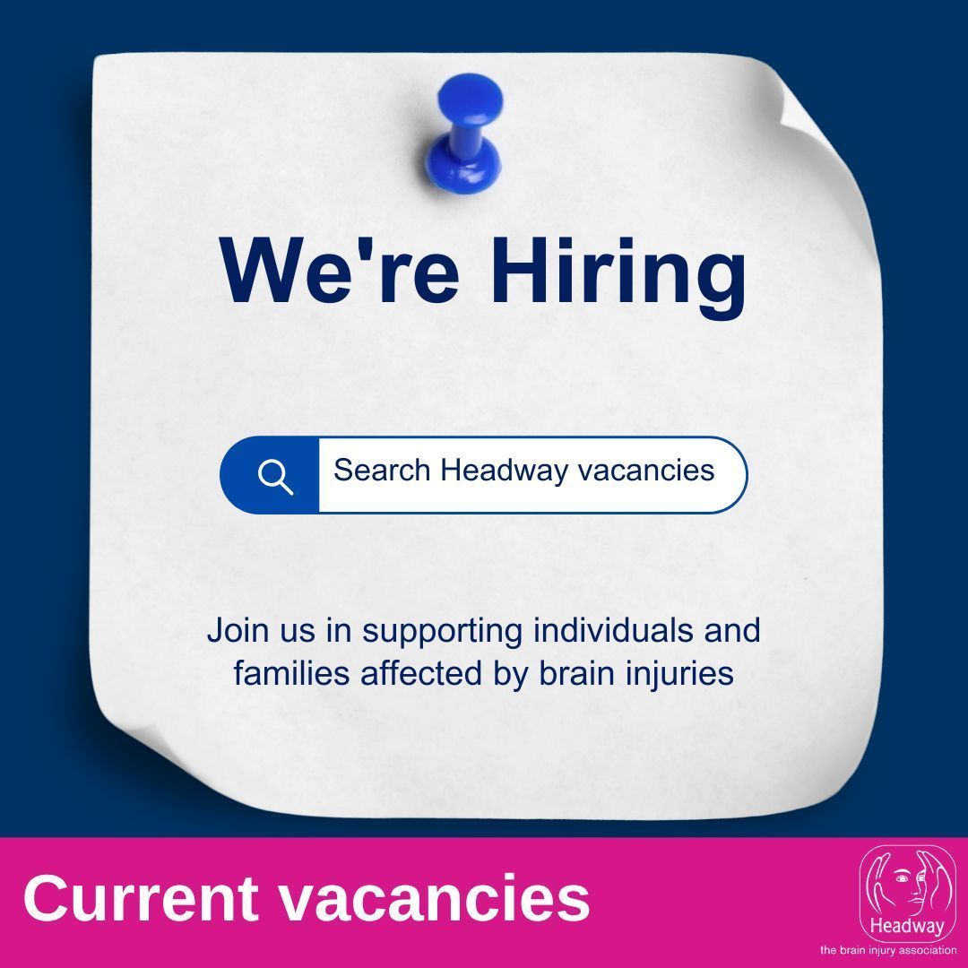 Have you ever thought about a career in charity? 🤲♥

We're looking for passionate individuals to join us in making a difference in the lives of those affected by brain injury. As part of the charity sector, you'll have the opportunity to contribute to meaningful work that truly