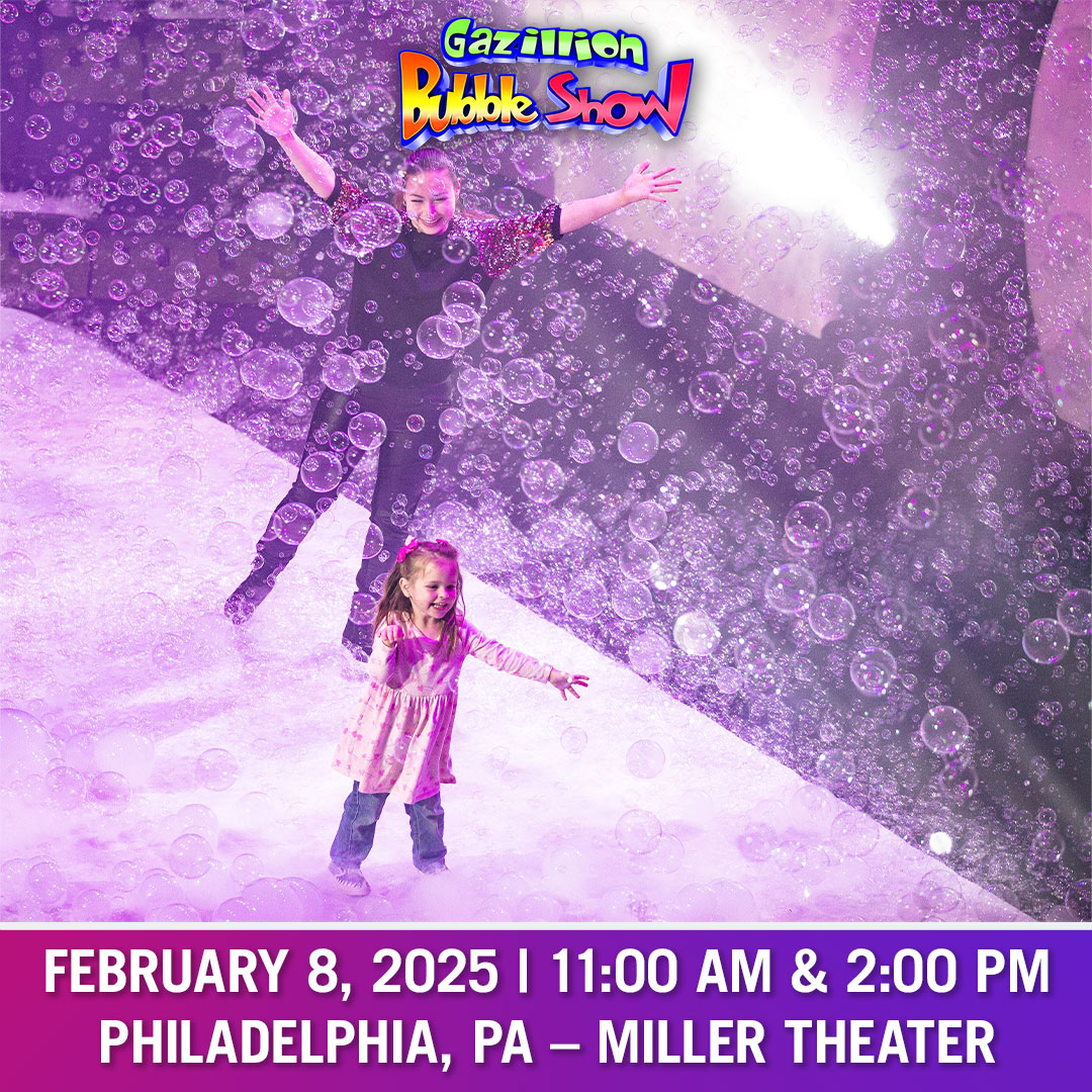 GZNbubbleshow's tweet photo. There's still seats available to join us this February at Philadelphia's Family Discovery Series at the @ensembleartsphl Miller Theater! Get your tickets today at https://t.co/GmL29eb6nt! https://t.co/Z00ilozvAk