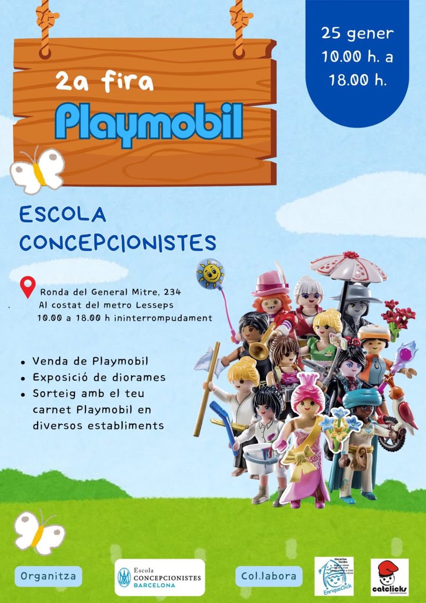 Fira #PLAYMOBIL a la nostra escola!