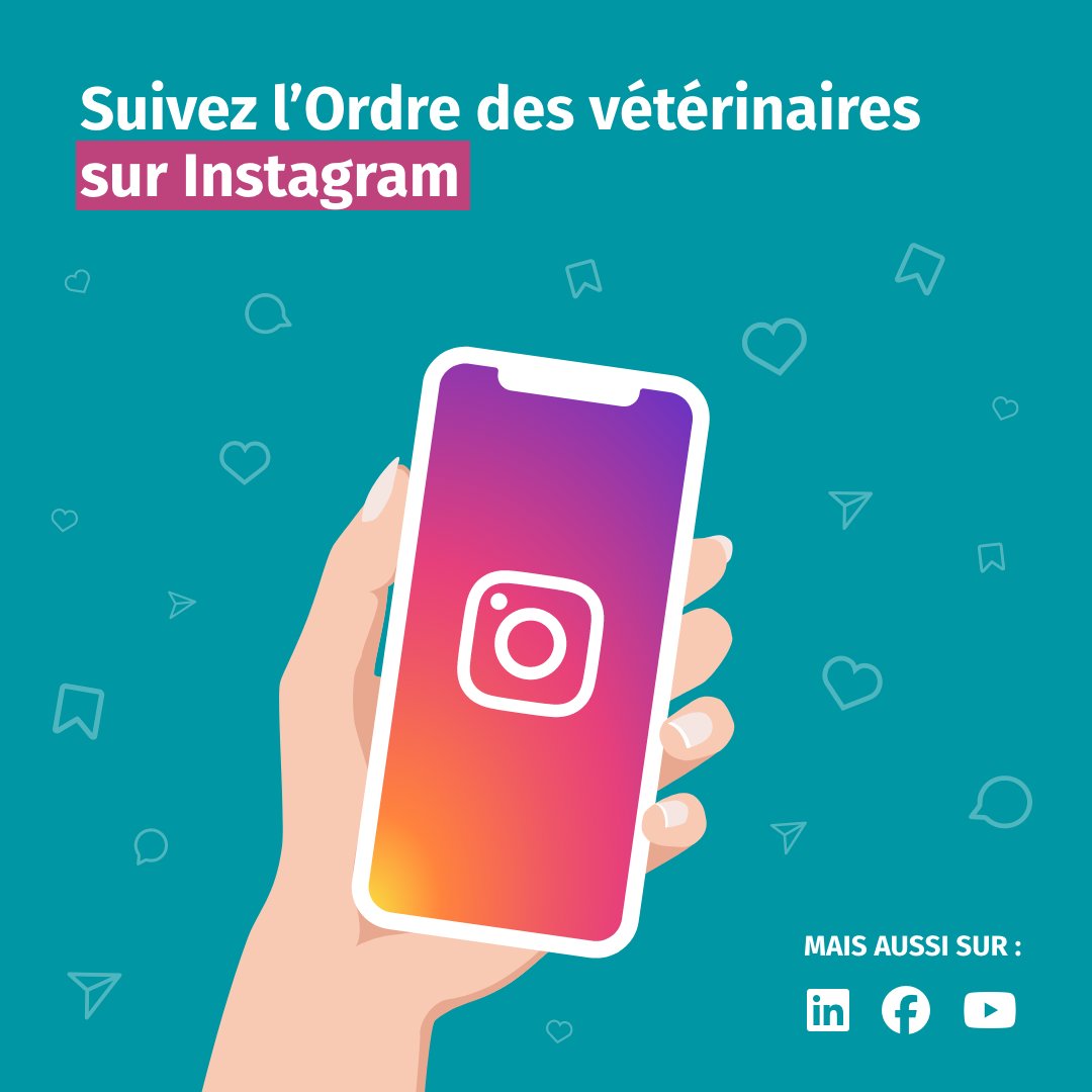 #vétérinaires, suivez-nous sur les réseaux sociaux : linkedin.com/company/ordre-…
instagram.com/ordreveterinai…
youtube.com/@ordrenational…
facebook.com/ordredesveteri…