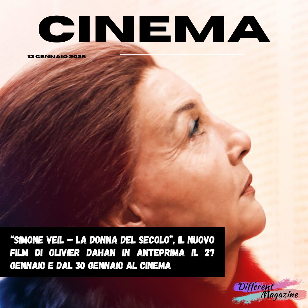 Different__Mag's tweet image. “Simone Veil – La Donna del Secolo”, il nuovo film di Olivier Dahan in anteprima il 27 gennaio e dal 30 gennaio al cinema
⏩ differentmagazine.it/simone-veil-la… #ElsaZylberstein #JudithChemla #MathieuSpinosi #OlivierDahan #OlivierGourmet #RebeccaMarder #SimoneVeil #SimoneVeilLaDonnadelSecolo