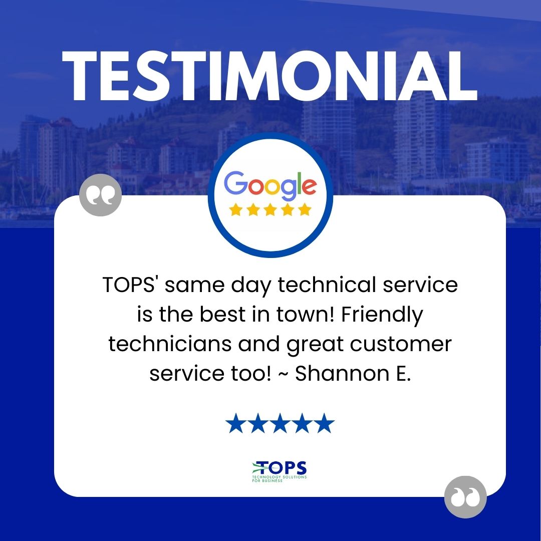 TOPSsolutions's tweet image. #MondayMotivation

Thanks Shannon!  We thrive on positive feedback.  If we have wowed you with our service please let us know.  Your kind words go a long way.

#GoogleReviews #Feedback #TOPSTelecom #LocalTelecomProvider #BCInterior