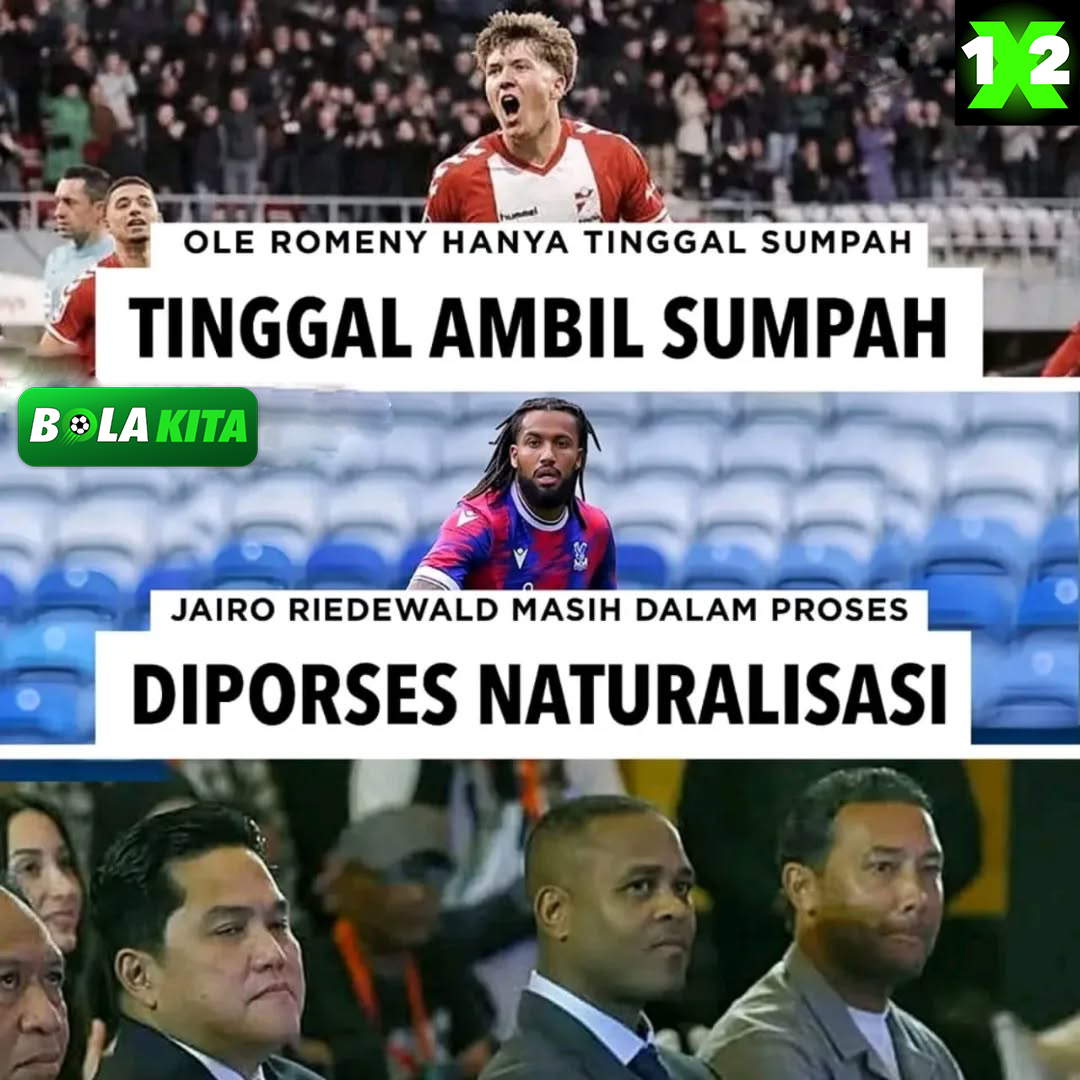 BoncelAkma58296's tweet photo. Ketum PSSI mengatakan bahwa Ole Romeny hanya tinggal mengambil sumpah, sementara Jairo Riedewald masih dalam proses naturalisasi.

WA GRUP : https://t.co/dTUMJ6MKZd 

#bolakita #timnas #timnasindonesia #persija #persib #timnasday #sepakbola #sepakbolaindonesia #arema https://t.co/xs6MrLO8Zu