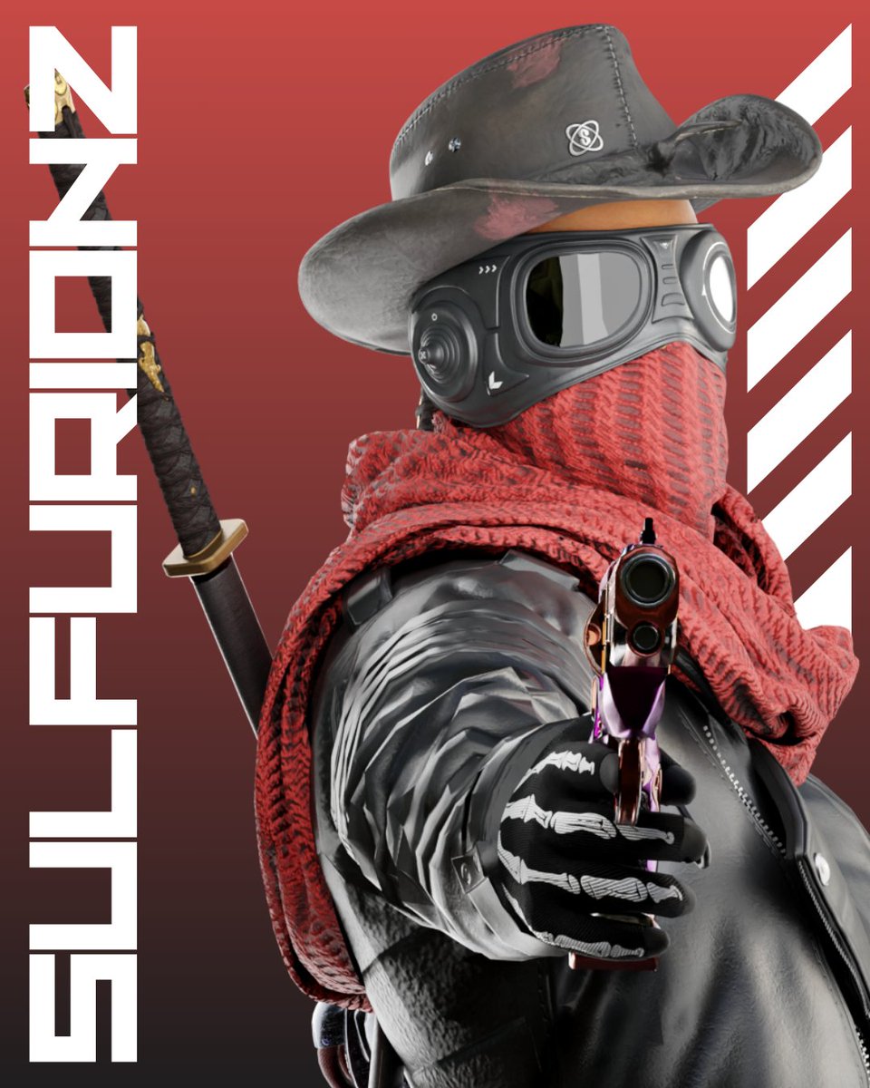 sulfurionz's tweet photo. 🔥 Sulfurionz Stand Ready! 🔥

The wastelands of Sulfurio forge resilience and power. Meet a fearless Bounty Hunter, the face of survival and strength from the @Sulfurionz mint.

Claim $SULFUR by allying with @Sulfurionz or challenging the might of the @Xorphians.

The Wegodian System is waiting. 🤠