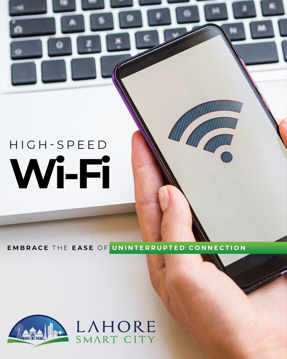 lahoresmartcity's tweet image. Elevate your online experience with the power of swift, hassle-free browsing.

#SmartCity #LahoreSmartCity #HighSpeedConnectivity #Internet #WiFi