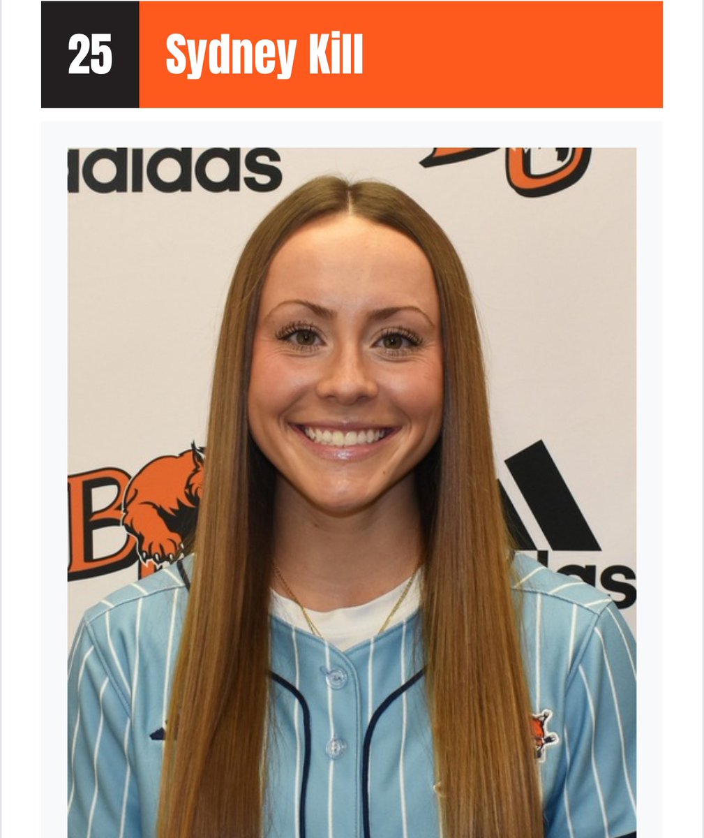 BakerWildcatSB's tweet photo. 25 Days till game day! 🧡 🐾 
We asked @sydney_kill23 what is something you love about BU Softball?

“Something I love most is how encouraging the team &amp; coaches are. Everyone uplifts each other through the good &amp; the bad days, &amp; we all push each other to be the best we can be.” https://t.co/CFe9SG69Wk