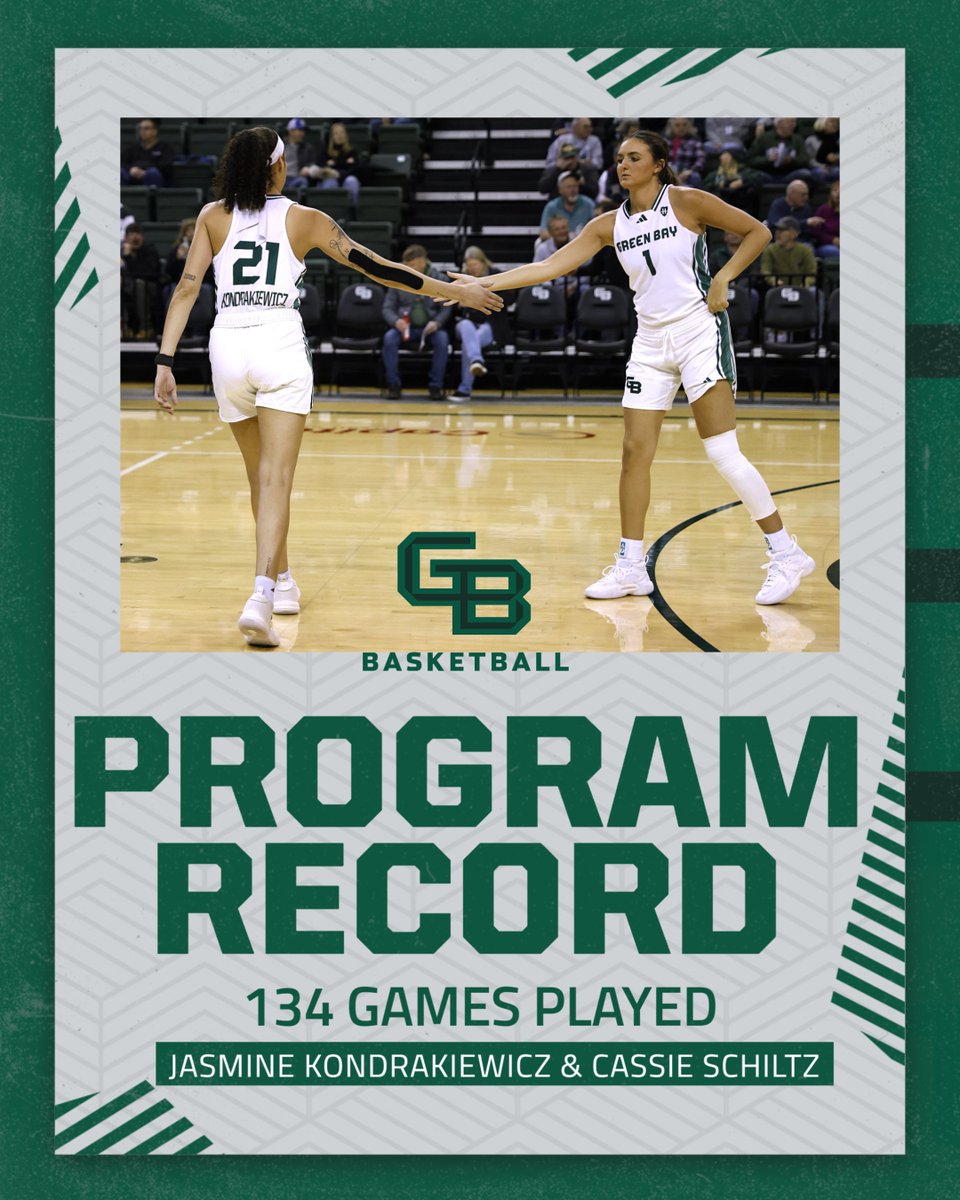 Records are made to be broken 😤

Congrats to <a href="/jasminekondrak3/">jasmine</a> and <a href="/cassieschiltz/">Cassie Schiltz</a> for becoming the program leaders in games played (134)!

#RiseWithUs