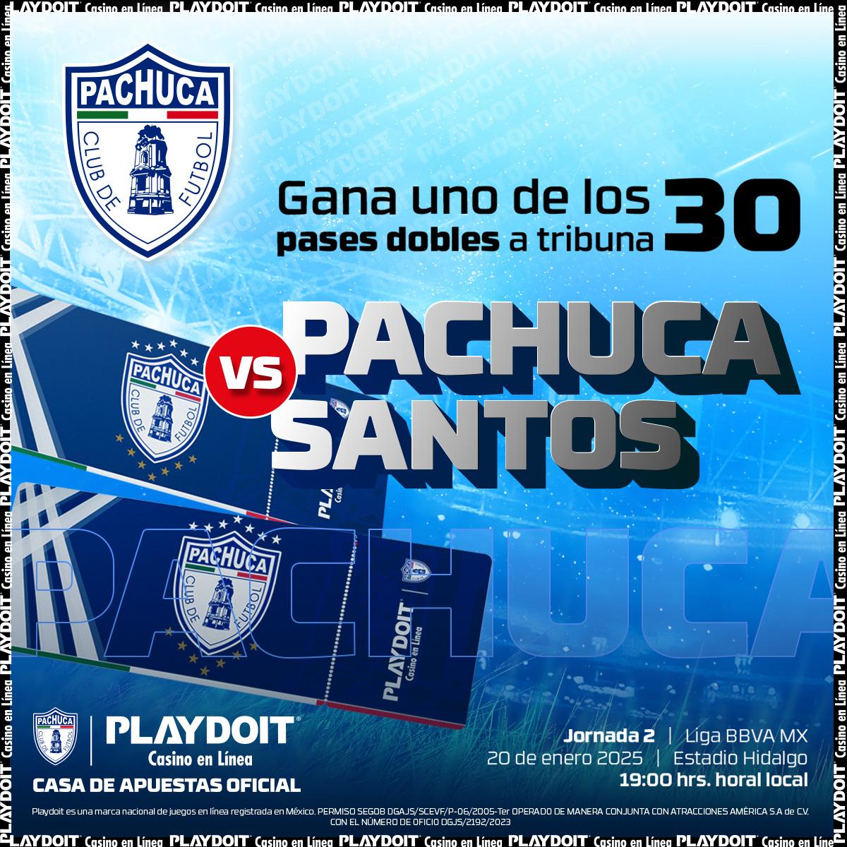 Tuzos's tweet photo. ‼️ | ¡La suerte está con los Tuzos!

Gana uno de los 30 pases dobles en tribuna que el tío @playdoitmexico trae para ti y acompáñanos en nuestro partido de este próximo lunes. 🏟️

Checa bien los pasos. 👀

Tienes hasta el viernes a las 12:00 hrs para participar.

#PlayDoItEsTuzo 
#PachucaSomosTodos🤍💙