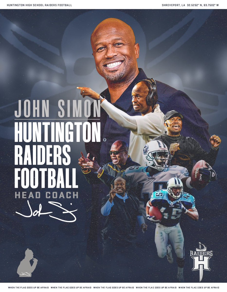 Cecelia Simon M.A.C., M.A.M (@ceceliasimon) on Twitter photo Congratulations to my Coach, <a href="/Johnsimon31/">John Ray Simon Jr. M.Ed</a> being named Huntington High School’s Head Football Coach! I am so very proud of you! The Lord is good!
Let’s go, Raider nation!! Congratulations to my Coach, <a href="/Johnsimon31/">John Ray Simon Jr. M.Ed</a> being named Huntington High School’s Head Football Coach! I am so very proud of you! The Lord is good!
Let’s go, Raider nation!!