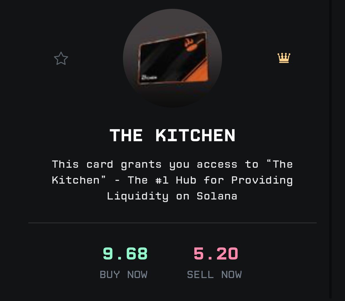 TheKitchenSOL's tweet photo. It’s been 1 month since our launch, let’s take a look at what’s happened so far:

- 5/195 NFTs burned forever (35 SOL worth)
- +6,000,000 $MET Points (Rank 1337)
- 19x from Mint Price of 0.5 SOL
- Mint Fund portfolio up 25% from launch (After burns)

And it’s only the beginning! https://t.co/fCndT0F3vd