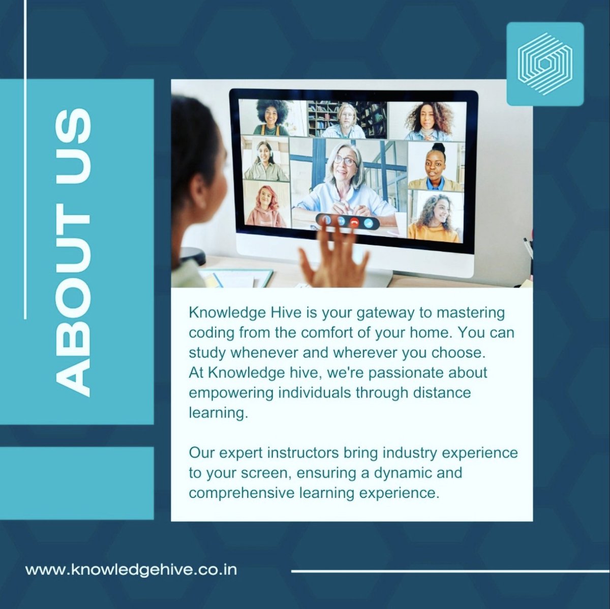 knowledgehive37's tweet image. Knowledge Hive is your trusted partner in IT education, dedicated to empowering learners with cutting-edge skills in technology and data science. 
💡 &quot;Empowering your tech journey, one skill at a time.&quot;

#KnowledgeHive #AboutUs #ITLearning #SkillDevelopment #EmpowerYourJourney