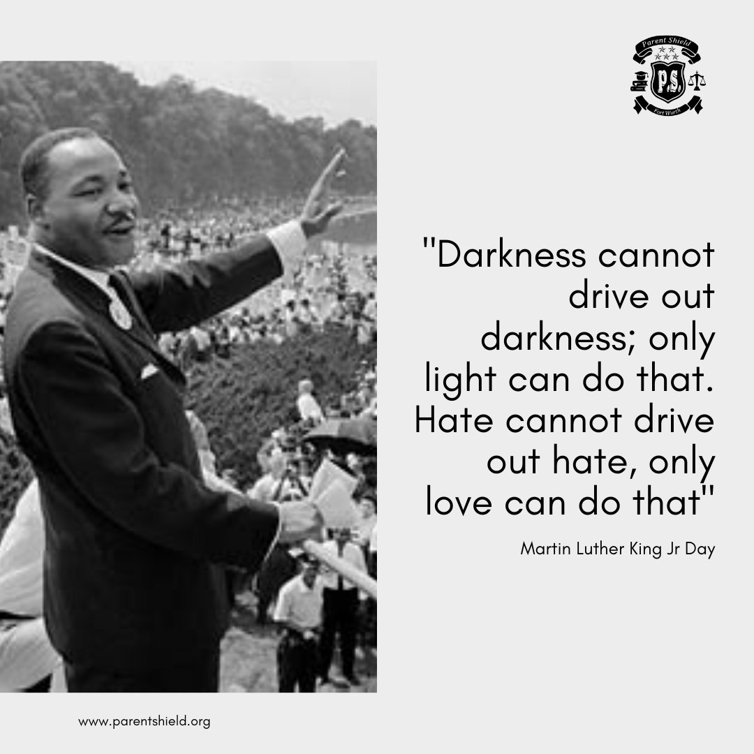 Parent_Shield's tweet photo. Dr. Martin Luther King Jr.'s legacy continues to remind us of the enduring power of hope, unity, and perseverance in the fight for human rights and racial equality. #HappyMLK https://t.co/wLy2w761fS