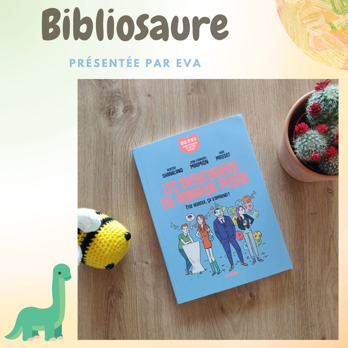 Pour bien débuter l’année on se retrouve avec une petite bibliosaure ! 
Eva vous présente l’ouvrage “Les aventuriers du bonheur perdu : être heureux, ça s’apprend ?”  🦕

◾Publication en partenariat avec les éditions <a href="/les_arenes/">Éditions Les Arènes</a> ◾ 

buff.ly/3R8HiVi