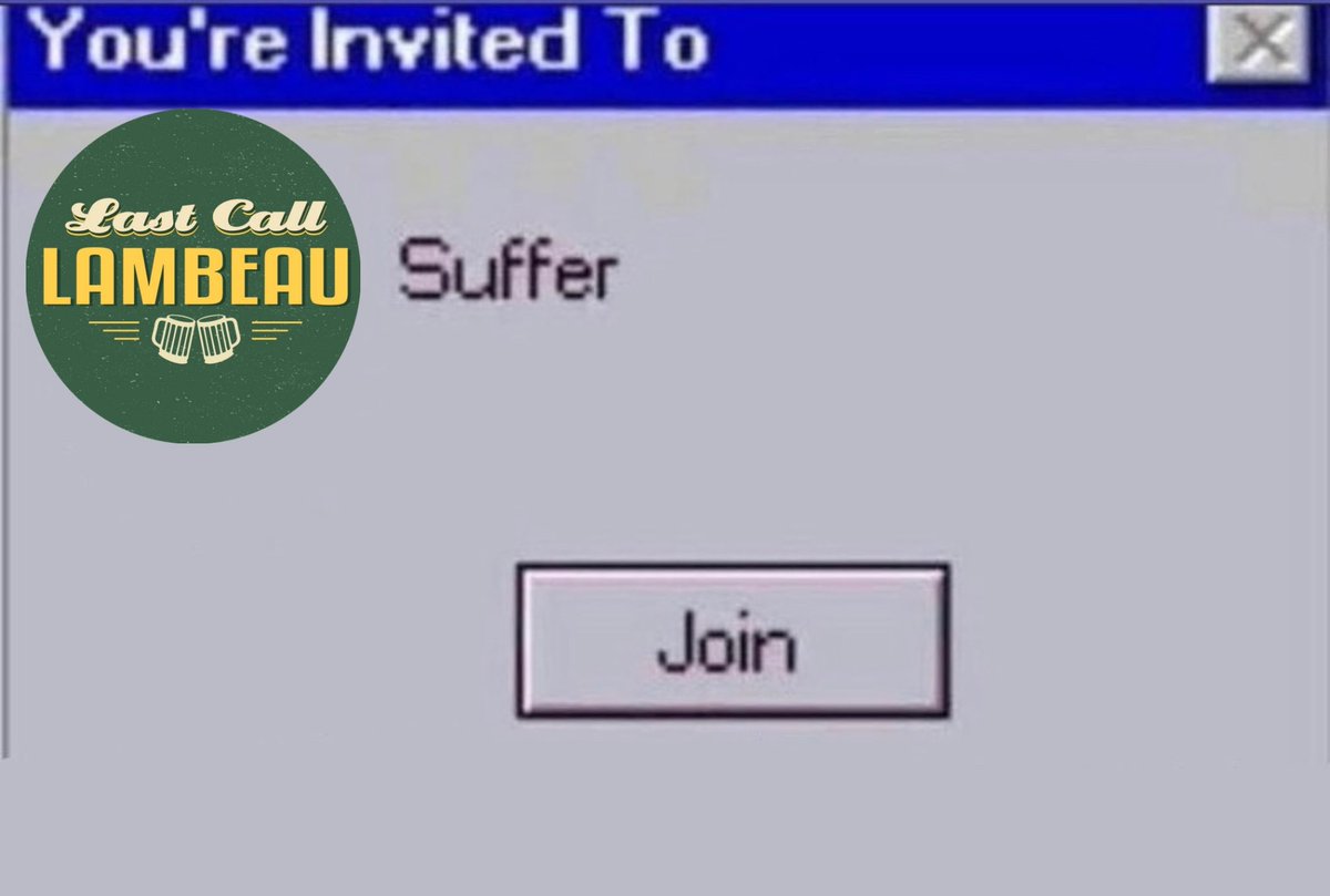 this week will be <a href="/LastCallLambeau/">Last Call Lambeau</a>'s 100th episode hooray perfect timing can't wait to celebrate don't miss it 🫠