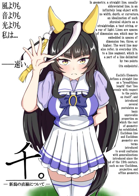 千。ー新潟の直線についてー #カルストンライトオ
