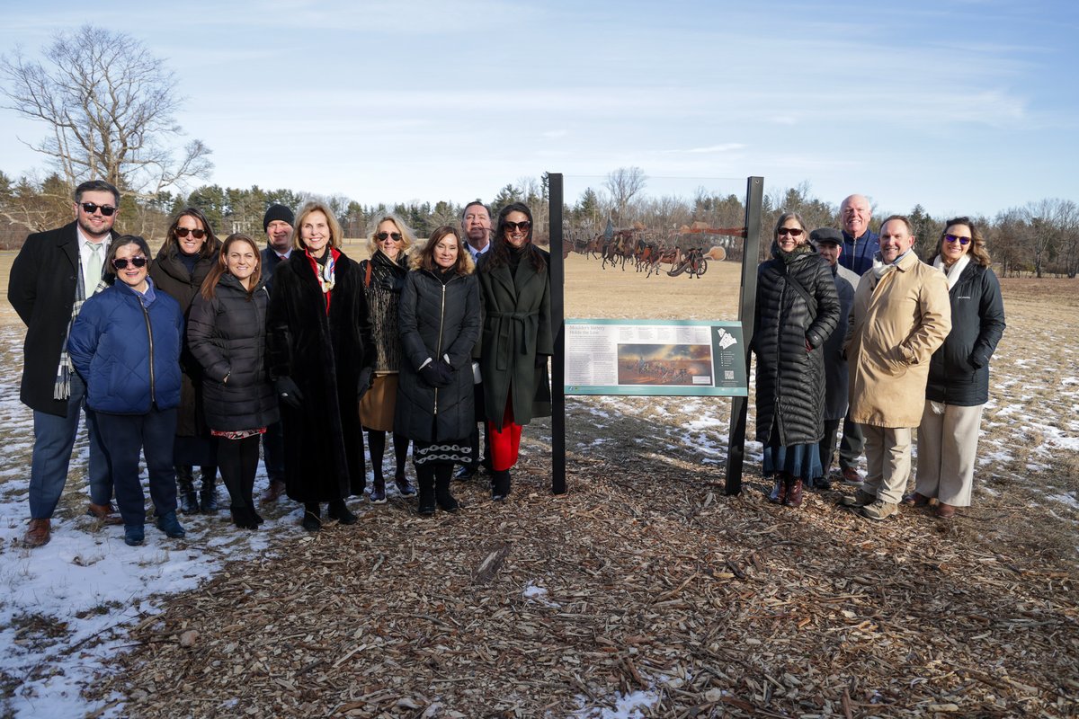 NJStateDept's tweet photo. America250's first 2025 meeting at Princeton University included a tour of Princeton Battlefield State Park and a briefing from RevolutionNJ on New Jersey's America250 preparations. Learn more at https://t.co/7lQJfvOMVA. #revnj @America250 #njstateparks https://t.co/FeLEJ0Vtni