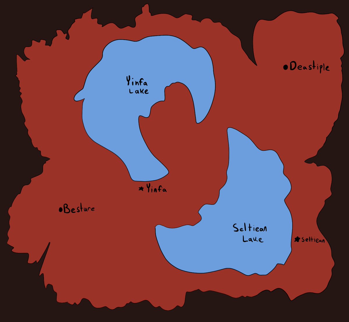 Phyanide's tweet photo. Map for my personal setting! https://t.co/UeBSF4gLtT