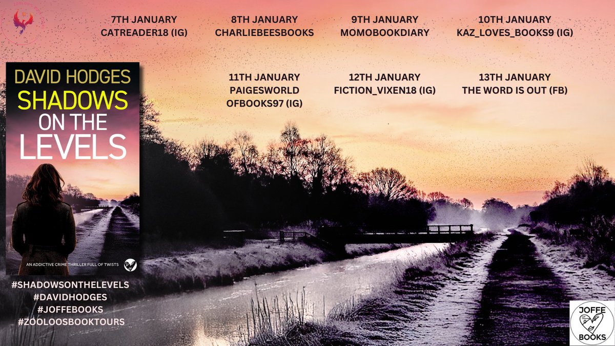 Today I am on the Blog Tour for Shadows On The Levels (Detective Kate Hamblin #14) by David Hodges published by <a href="/JoffeBooks/">JOFFE BOOKS</a> <a href="/ZooloosBT/">ZooloosBookTours</a>
It's great to see Kate &amp; Hayden back to work and straight into a case spanning decades of lies and deceit!
Full review on facebook.com/TheWordIsNowOut