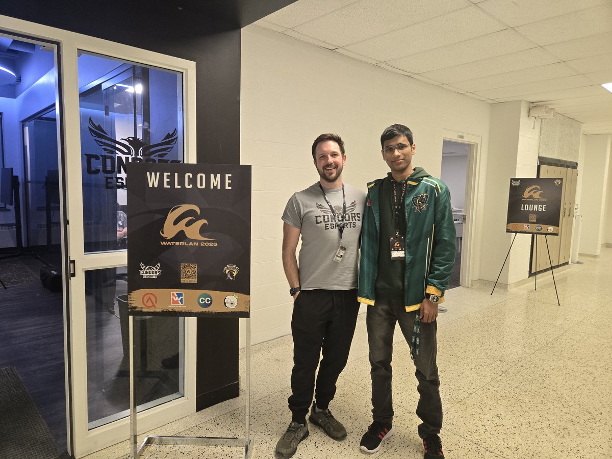 AdrianMalhiers_'s tweet photo. Last weekend was a movie! I had a lot of fun meeting new people, helping with coverage for the @SaintsGamingCA teams and cheering them on. Thank you to @condorsesports and @UWaterlooGG for having us for WaterLAN 2025! I look forward to coming back for the next one. #WaterLAN https://t.co/iAA1m0wRdF