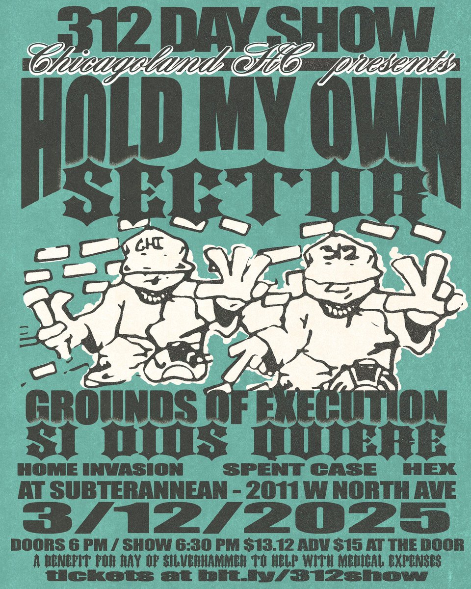 darkseedsofman's tweet image. 312 DAY SHOW 2025

Tickets on sale now for $13.12 at bit.ly/312show

Benefit for Ray of Silverhammer

Chicago HC always and forever