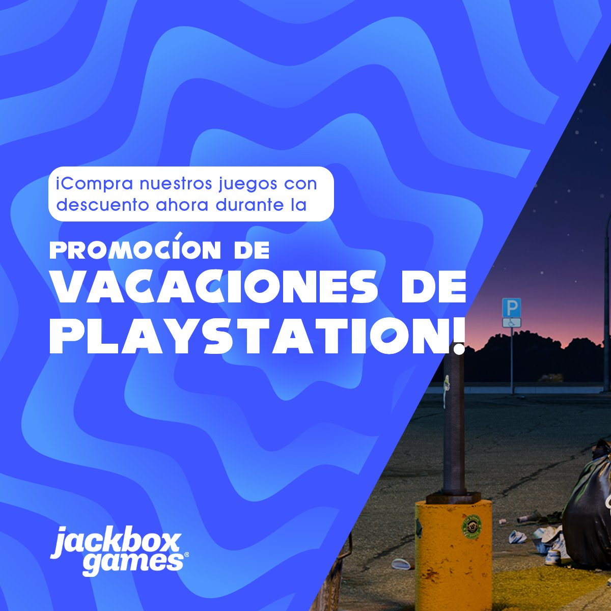JackboxGamesES's tweet photo. ¡Nuestros juegos en español están en oferta hasta el 17! 🎮🎉

¡Ve por ellos antes de que sea demasiado tarde!

#PlayStation #jackbox https://t.co/rLr0cSwcVm