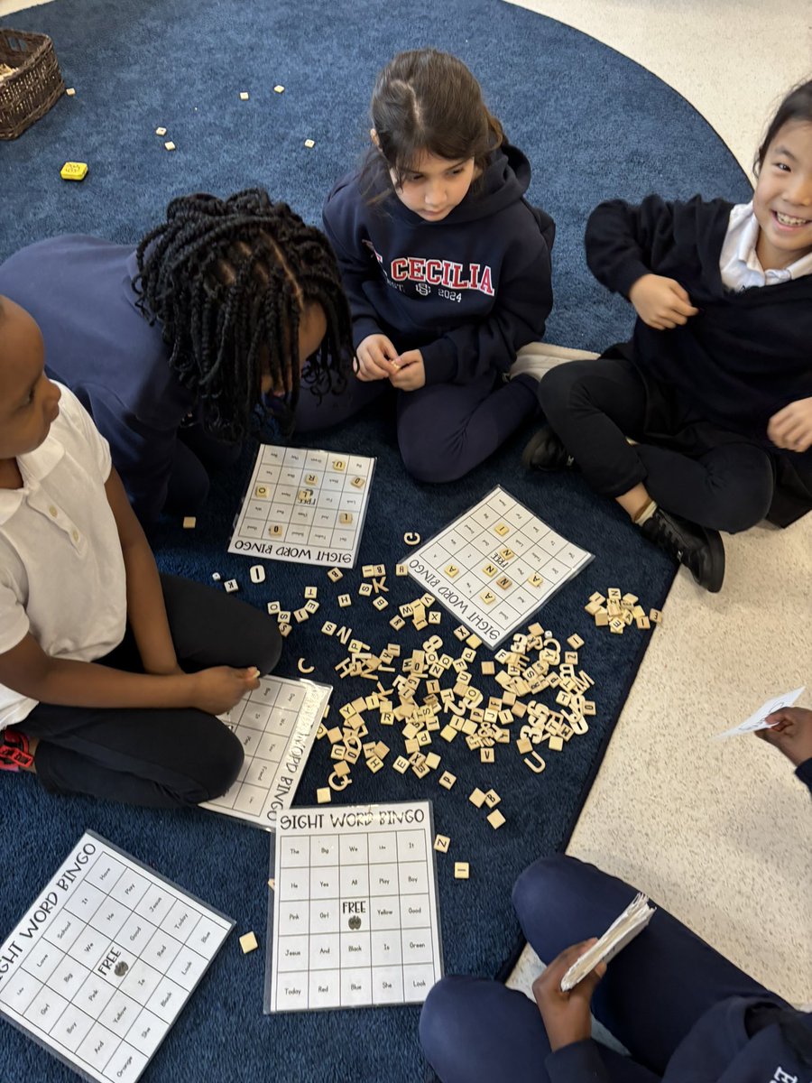 Working together to build our vocabulary. <a href="/StCeciliaHCDSB/">StCeciliaHCDSB</a>