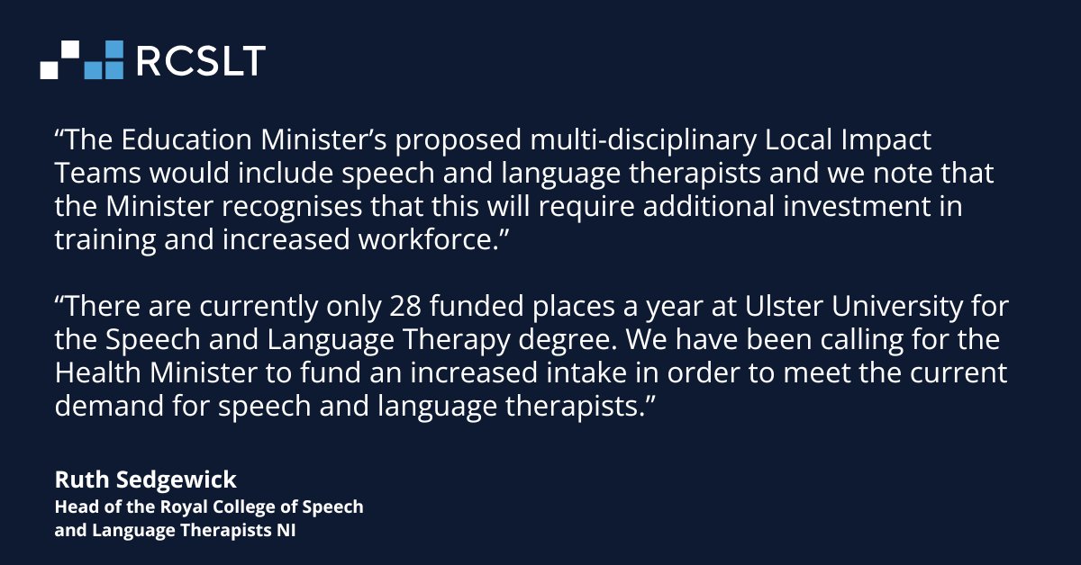 RCSLT Northern Ireland tweet media