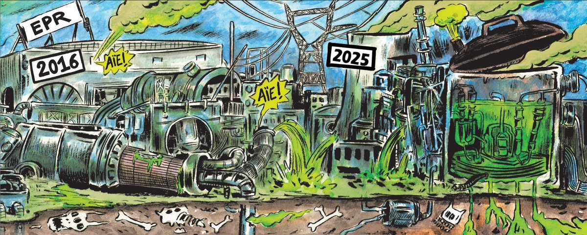 Bonne année 2025 sans #EPR, sans #nucleaire !! 
Le combat continue ✊