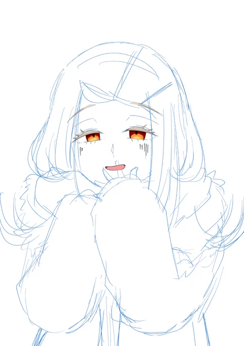 ペン入れする体力もたなかった 