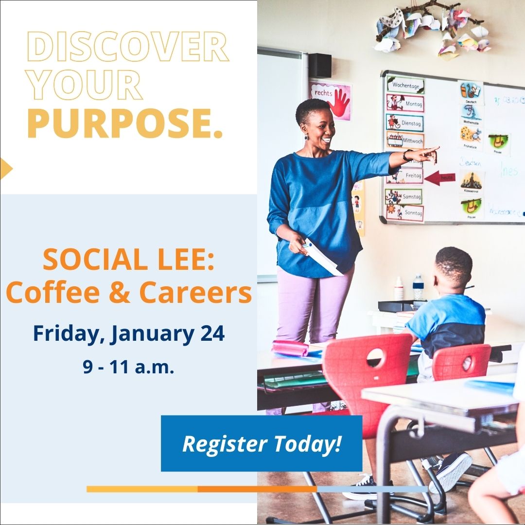 Are you considering a new career in the classroom? Look no further! We invite you to join our Talent Acquisition team for Social Lee: Coffee &amp; Careers on Jan 24 from 9-11am at Panera Bread, 5037 S Cleveland Ave, Fort Myers, FL 33907. Register: app.brazenconnect.com/a/leeschools/e… #SWFLjobs