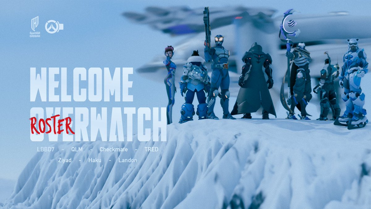 AlQadsiah Esports (@alqadsiahes) on Twitter photo Our Overwatch Squad is set to dominate 🔥
• <a href="/ZIYAD_OW/">QAD ZIYAD 🇸🇦</a> • <a href="/Tred___/">Tred</a>
• <a href="/Landon_OW/">QAD Landon</a> • <a href="/H2kuOW/">QAD Haku</a>
• <a href="/LBBD7_/">QAD LBBD7</a> • <a href="/ow_checkmate/">QAD Checkmate</a> • <a href="/QlmazOW/">QAD Qlm</a>
🧠<a href="/JunkBuckOW/">QAD JunkBUck</a>
💼<a href="/Akay__OW/">QAD Akay</a>
💼<a href="/Algos05/">Algos05</a>
#KnightsWin - #القادسية Our Overwatch Squad is set to dominate 🔥
• <a href="/ZIYAD_OW/">QAD ZIYAD 🇸🇦</a> • <a href="/Tred___/">Tred</a>
• <a href="/Landon_OW/">QAD Landon</a> • <a href="/H2kuOW/">QAD Haku</a>
• <a href="/LBBD7_/">QAD LBBD7</a> • <a href="/ow_checkmate/">QAD Checkmate</a> • <a href="/QlmazOW/">QAD Qlm</a>
🧠<a href="/JunkBuckOW/">QAD JunkBUck</a>
💼<a href="/Akay__OW/">QAD Akay</a>
💼<a href="/Algos05/">Algos05</a>
#KnightsWin - #القادسية