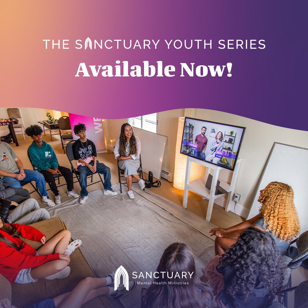 ⏰ The wait is over! 😁 The Sanctuary Youth Series is now available to download and use for FREE on our resource portal. Head to hubs.la/Q032hWHf0 to see all eight sessions, including films, a Facilitation Guide, and a Parent and Caregiver’s Guide. #youthmentalhealth
