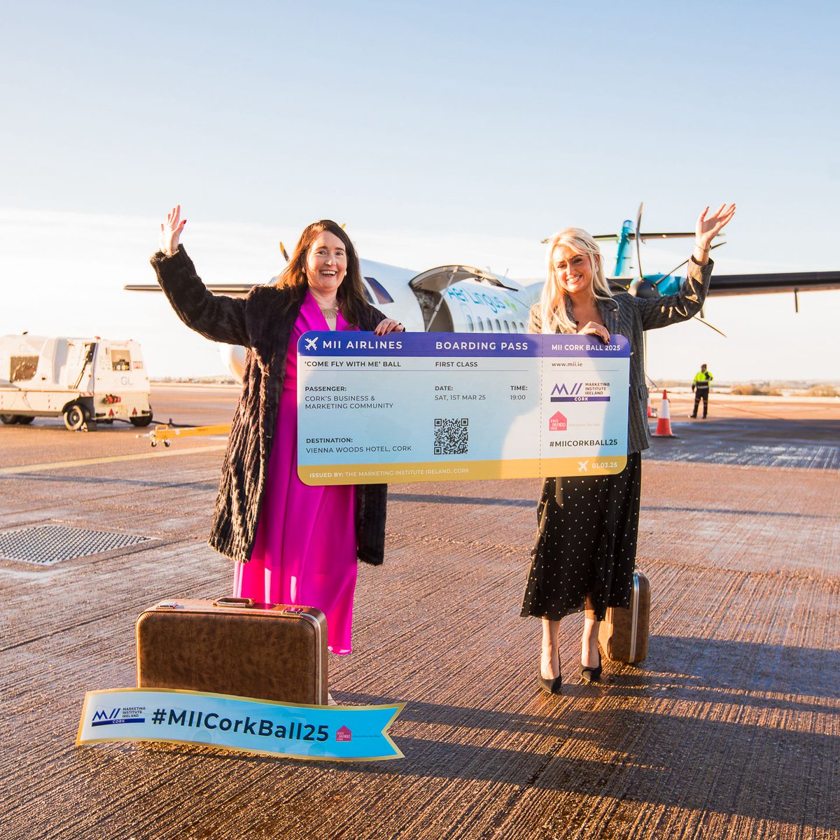 miicork's tweet photo. ✈️The MII Cork Branch invites you to our annual ball, March 1st @CorkViennaWoods✨

🍸 Dinner &amp; drinks
🎶 Live Music
💫 Charity Raffle
🏆 Student Awards

All in aid of Good Shepherd Cork 💕

Learn more:https://t.co/eDXe2ZyTwC

#MIICorkBall #ComeFlyWithMe #CorkEvents @CorkChamber https://t.co/huhsj9lvOt