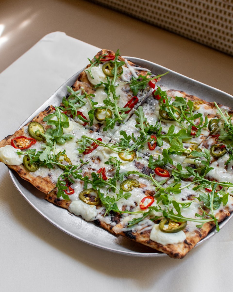 Which thin-crust pizza will you choose tonight at Mistral? Beef Tenderloin with Truffle Oil, Tomato &amp; Mozzarella, or White Cheese &amp; Arugula.