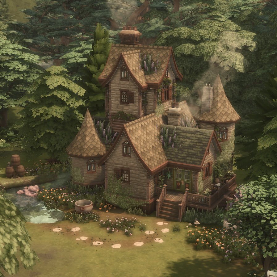 CrackedKyber_'s tweet photo. #EAPartner Witch Cottage in Henford 🌿 https://t.co/8H1M6VkOSl #thesims4 https://t.co/wKnOVNNyHH