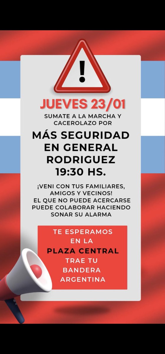 robertodmlemos's tweet photo. Seguridad en General Rodríguez!!!! @A24COM @AmericaTV @canal26noticias @canal9oficial @cronica @lanacionmas @todonoticias @peladodelatv @ https://t.co/1ZdDMsMbbG