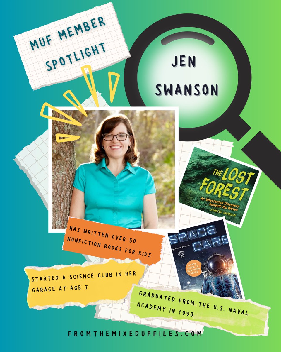 MixedUpFiles's tweet photo. We're proud of our members! We're shining a light on @JenSwanBooks, author of over 50 nonfiction books, creator/co-host of the Solve It! For Kids Science Podcast, member of the MUF blog since 2012, and much more that you can read on the blog!
#MGauthor #middlegrade #MGnonfiction https://t.co/ZFLdY5W3rL
