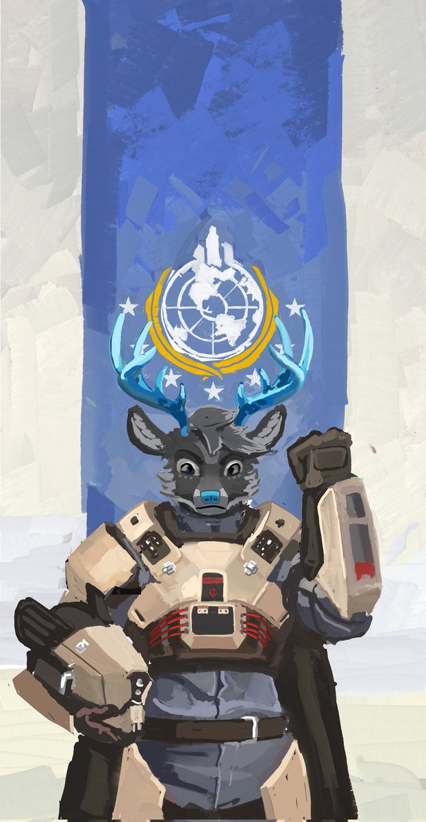 Gagadusud_AD's tweet photo. Amazing commission from @Nowakai2
Blsky :https://t.co/ErBpbKs84D
TG :nokiasickphone

Say hello to Democracy !!
#helldivers2 #furryart #deer https://t.co/JYOOr5m3SP