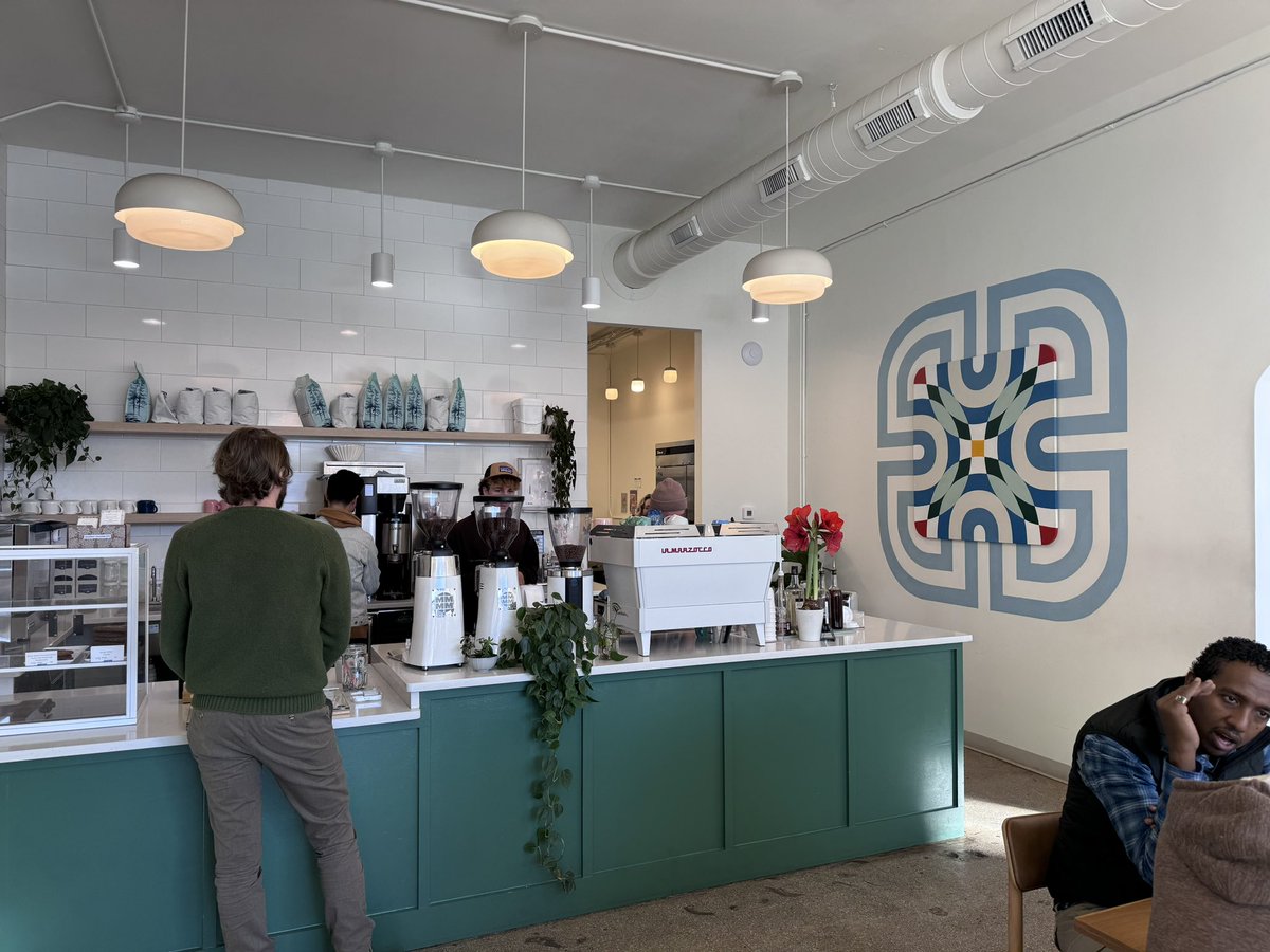 I got to visit Blue Mind Coffee Roasting today. It’s a local family-owned coffee shop in Indy. 

What a perfect little spot with a great crew.🖤 The spiced orange latte was so great. 

#MondayJolt
<a href="/LifeStyleLive8/">Life.Style.Live!</a>