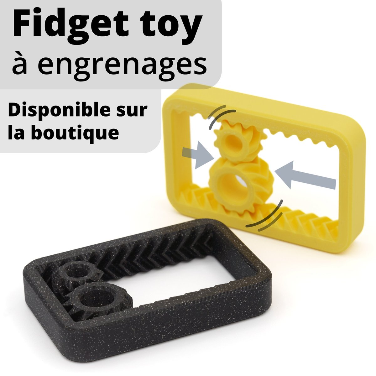 Samoth47's tweet photo. Découvrez ce fidget à engrenages qui semble impossible. Ce fidget est assez compact et peut se glisser aisément dans une poche (7 x 4,5 x 1,2 cm).

⬇️Lien juste en dessous⬇️

Ce modèle a été conçu par Dr Jones sur Printables : https://t.co/KfeiiBwQQ3 https://t.co/nuV7cBZgtl