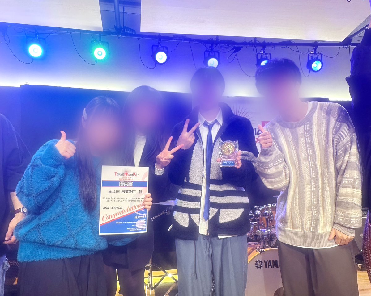 優秀賞いただきました🥈✨
また決勝のステージに立てるのがとても嬉しいです！応援よろしくお願いします😌💙