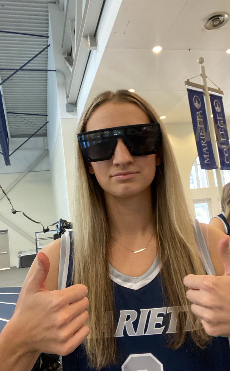 Marietta_WBB's tweet photo. ✨Alumna Birthday✨

PioNation! We need your help to wish @OGribble a very happy birthday!!

We hope you have a great day Gribbs! Send us some of that warmer Texas weather☀️ https://t.co/7RMO7yD8Wl