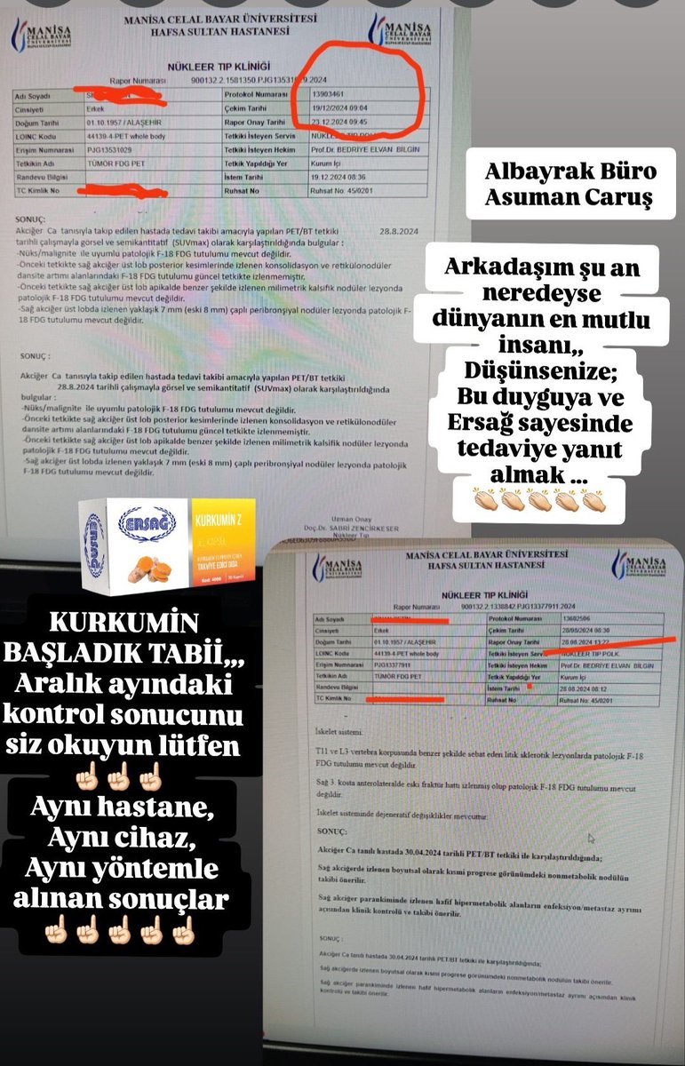 Kanser dedik. Başardık. İşte sonuç