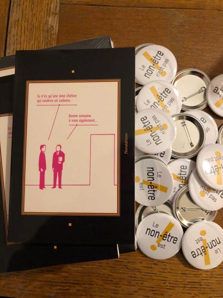 Voilà, la campagne de communication pour les deux nouveautés de Nonédition Saison 2 prend fin. Merci aux quelques téméraires qui nous ont soutenu via le site nonedition.com, mais force est de reconnaître que le plan 2025 a du plomb dans l'aile. On aura tenté le coup !