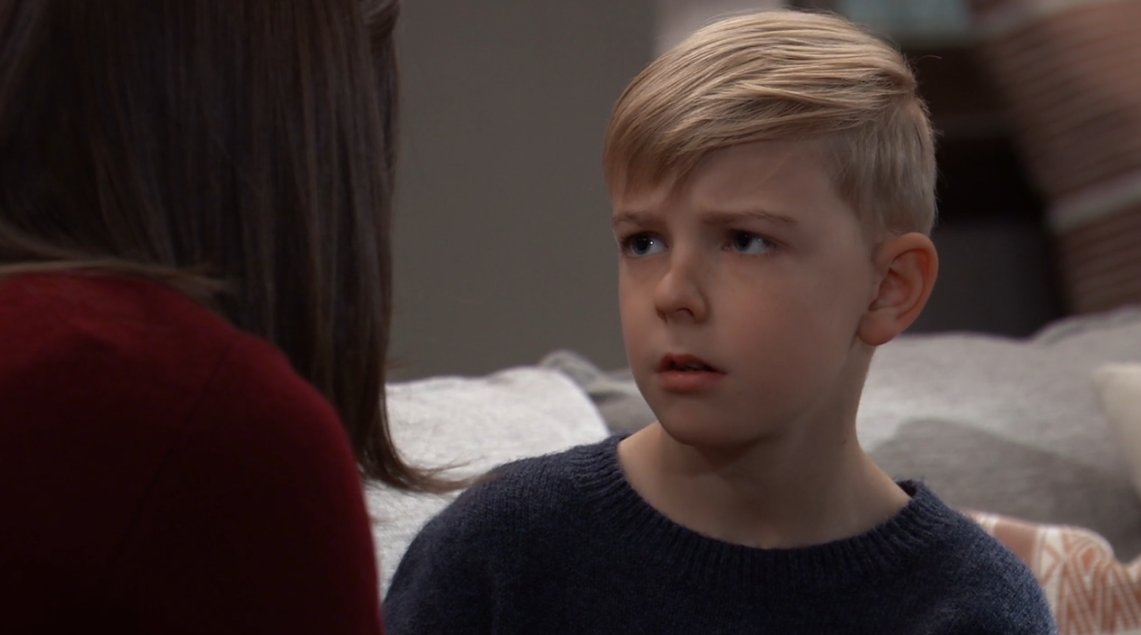 Wiley has some tough questions for Willow to answer. What can she tell her  son about Michael's condition (or the state of their relationship)? #GH is  all-new and starts RIGHT NOW on