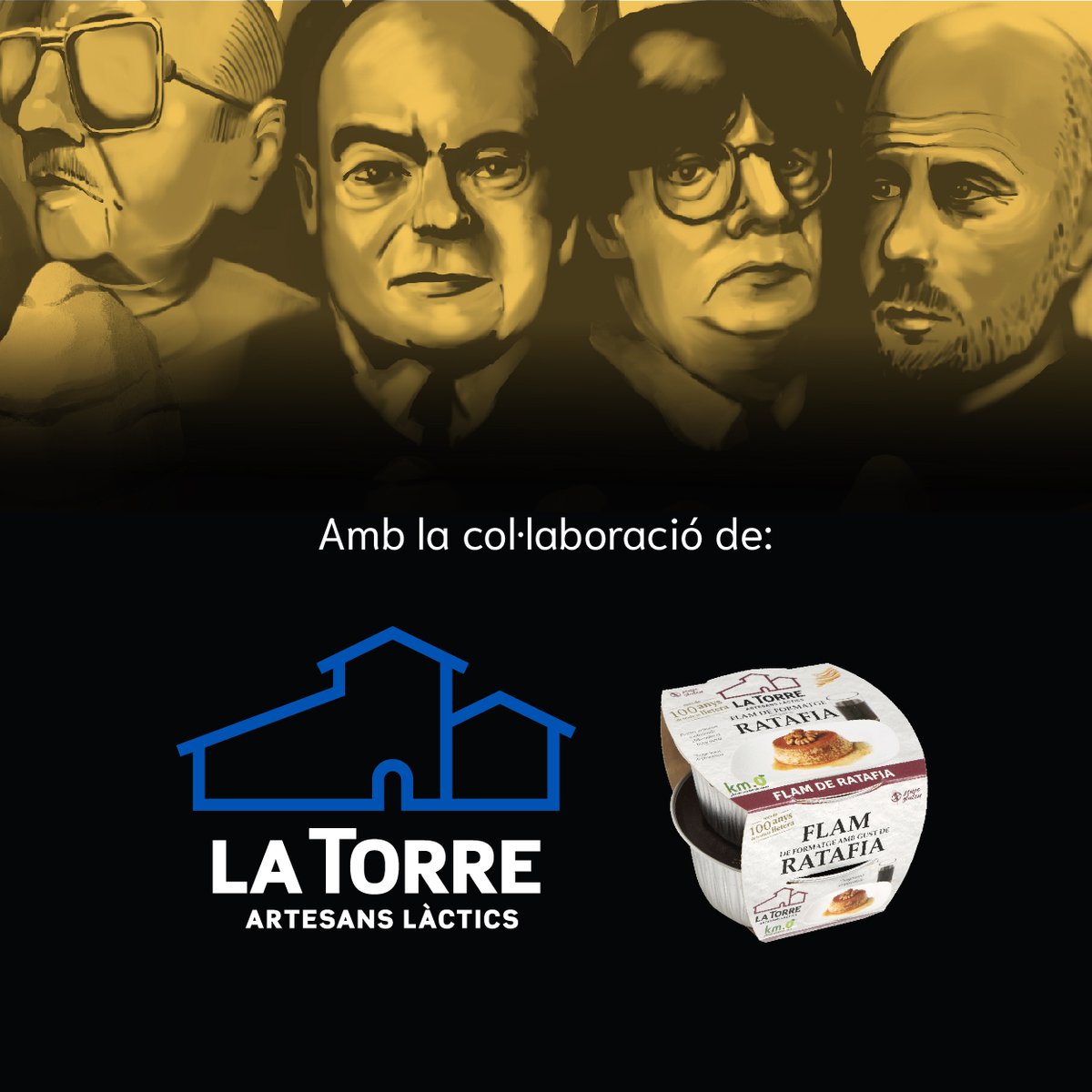 Del 5 al 9 de febrer al teatre DAU AL SEC daualsecartsesceniques.cat/ca/programacio…
*S’obsequiarà cada assistent amb un pack de dos flams de ratafia LA TORRE -artesans làctics-, col·laboradors de l’espectacle
#Catalunya #Barcelona #Teatre #Poesia #Humor #Sàtica #Comèdia #Paròdia #Història #cultura