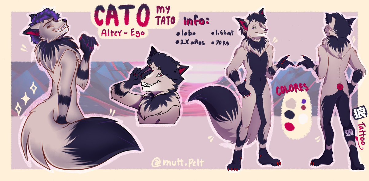 MuttPelt59434's tweet photo. Ref finished! =) i have closed comms but you can always ask for prices ^^

#furry #furryartwork #Commission #ArtCommission #furryref https://t.co/fDBcpnv763