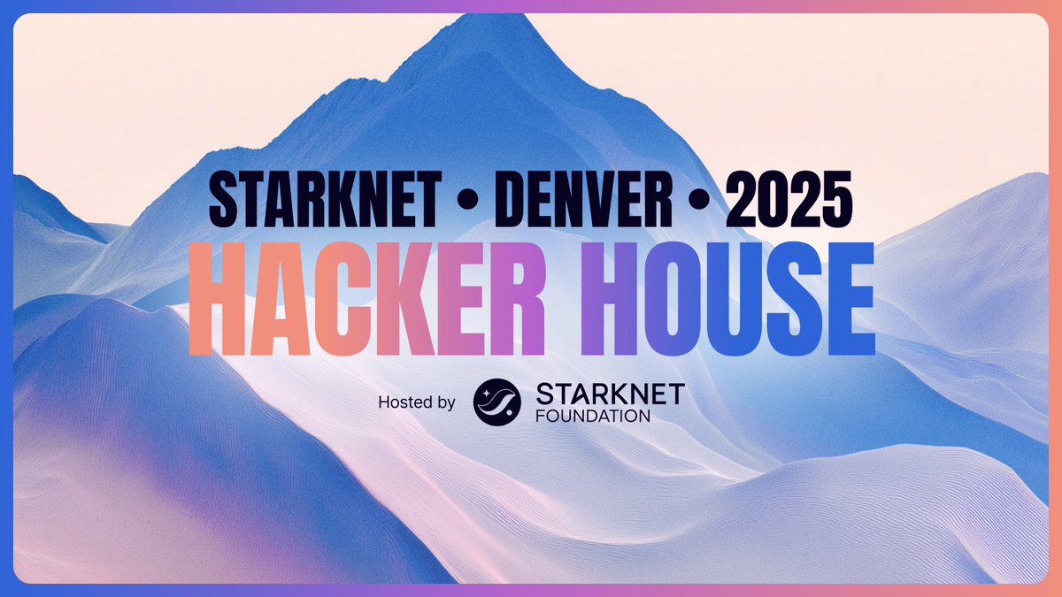 Starknet 🐺🐱 (@starknet) on Twitter photo A wise man once said, 'Vision without execution is just hallucination.'
The Starknet Hacker House is coming to <a href="/EthereumDenver/">ETHDenver 🏔🦬🦄</a> (Feb 21–25), offering an incredible opportunity to refine your idea & MVP, and turn your project into reality.
Check out some tips for submitting a A wise man once said, 'Vision without execution is just hallucination.'
The Starknet Hacker House is coming to <a href="/EthereumDenver/">ETHDenver 🏔🦬🦄</a> (Feb 21–25), offering an incredible opportunity to refine your idea & MVP, and turn your project into reality.
Check out some tips for submitting a