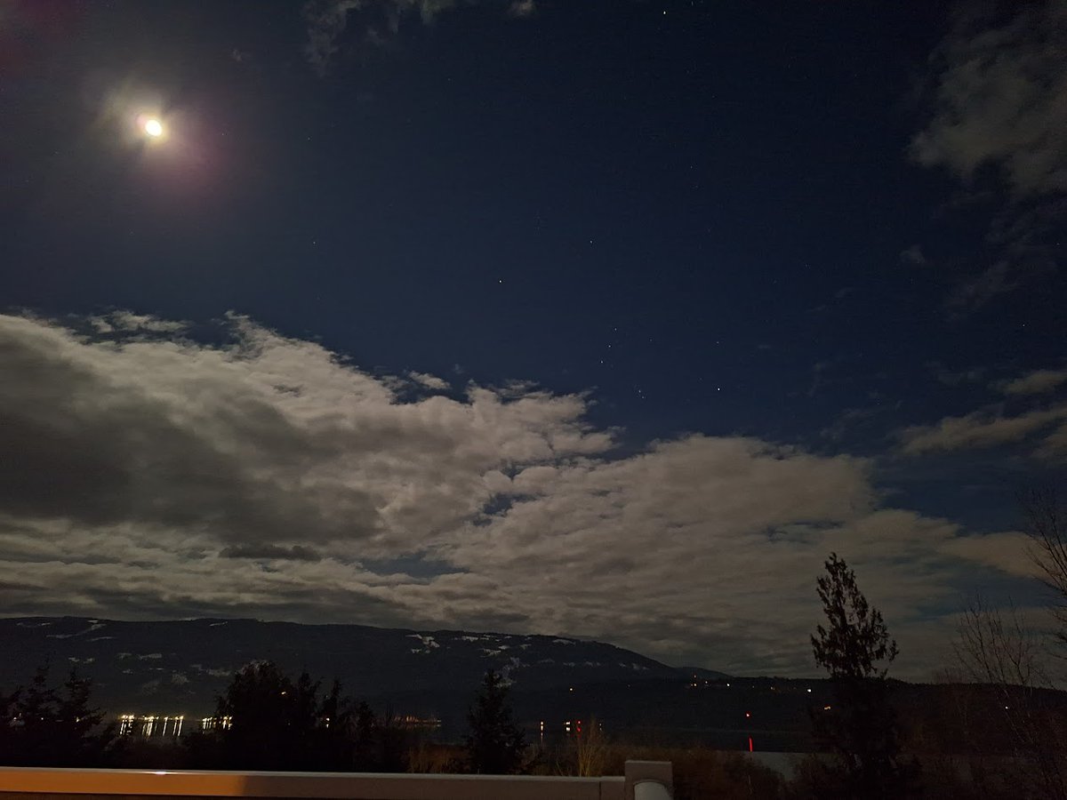 diabeteswarrior's tweet photo. The official full moon is tonight! ... but it appeared full shining down on the lake and lighting up the night sky. ❤
Several other celestial bodies were visible in the sky as well.
#ViewFromTheDeck https://t.co/Qca0OnCVqZ